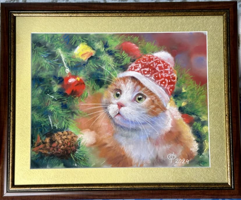 Животные - сухая пастель